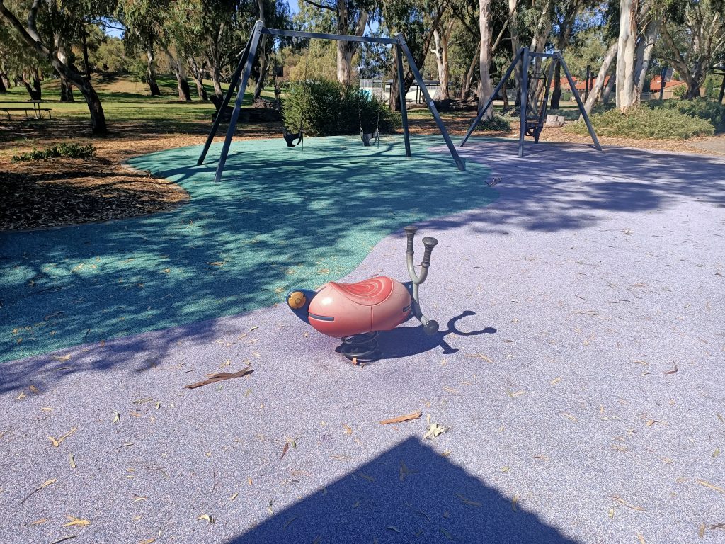 Small playground rocker.