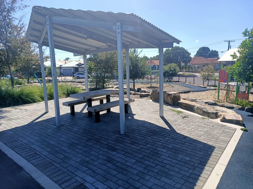 Undercover Picnic Bench