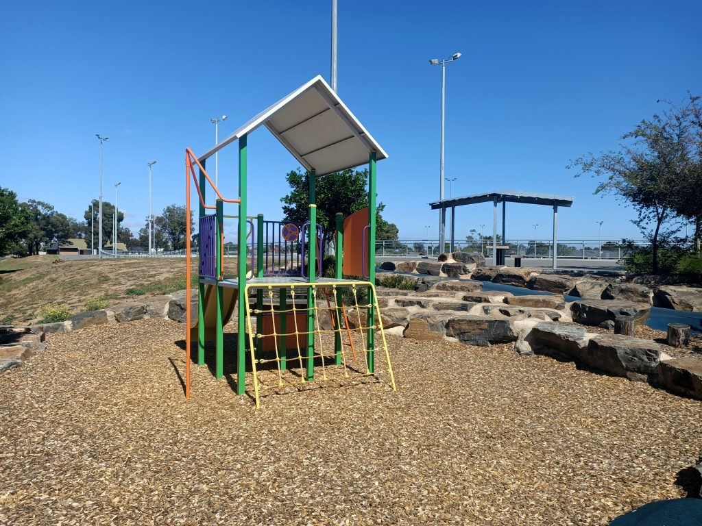 Orange Firemans Pole and climbing equipment