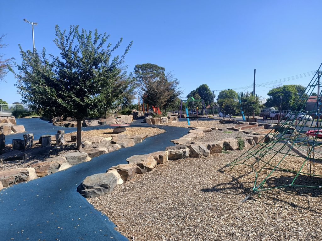 Trees looking towards Hanson road.